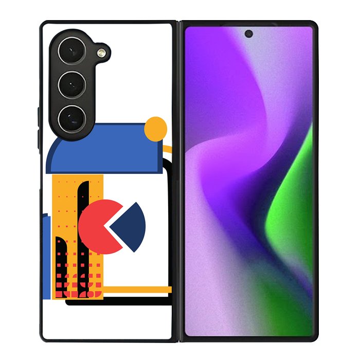 Abstract geometric FZ1782 Samsung Galaxy Z Fold 6 2024 5G Case
