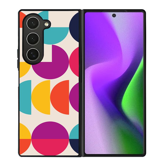 Abstract Bauhaus geometric FZ1790 Samsung Galaxy Z Fold 6 2024 5G Case