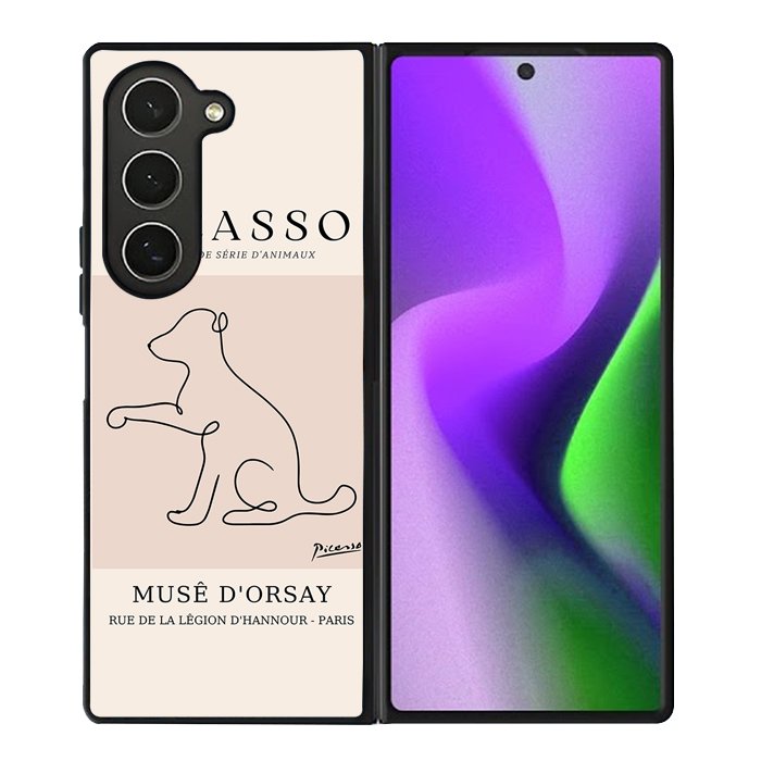 Pablo Picasso Dog Art FZ4146 Samsung Galaxy Z Fold 6 2024 5G Case