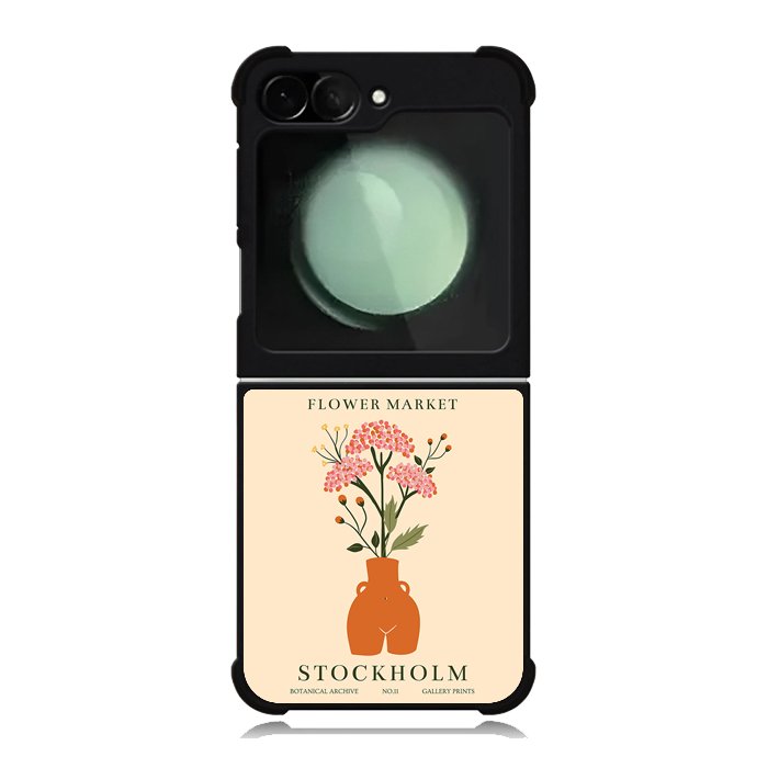 Flowers Market Stockholm FZ4184 Samsung Galaxy Z Flip 6 2024 5G Case