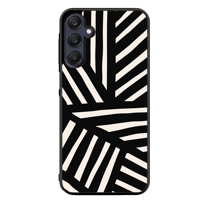 Black White Stripes FZ4197 Samsung Galaxy A15 5G Case