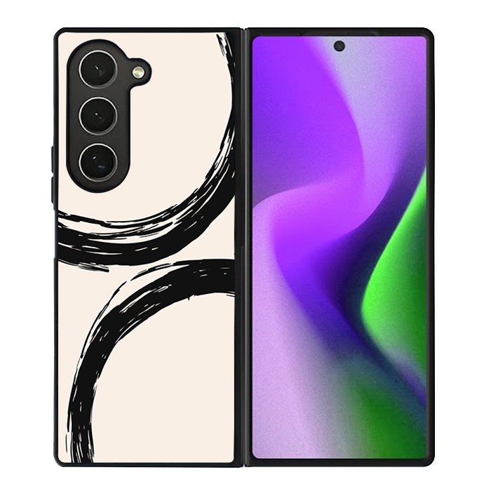 Round Brush Line FZ4202 Samsung Galaxy Z Fold 6 2024 5G Case