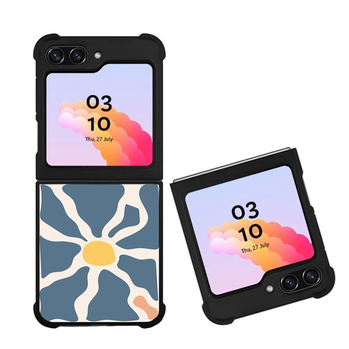 Blue Spiral Sun Shining FZ4207 Samsung Galaxy Z Flip 5 2023 5G Case