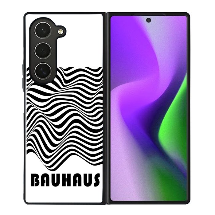 Bauhaus Poster Lines Black FZ4258 Samsung Galaxy Z Fold 6 2024 5G Case