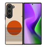 Black Orange Bauhaus FZ4279 Samsung Galaxy Z Fold 6 2024 5G Case