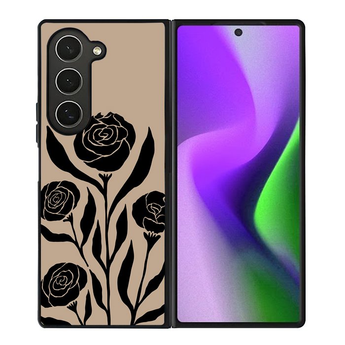 Abstract Floral FZ5153 Samsung Galaxy Z Fold 6 2024 5G Case