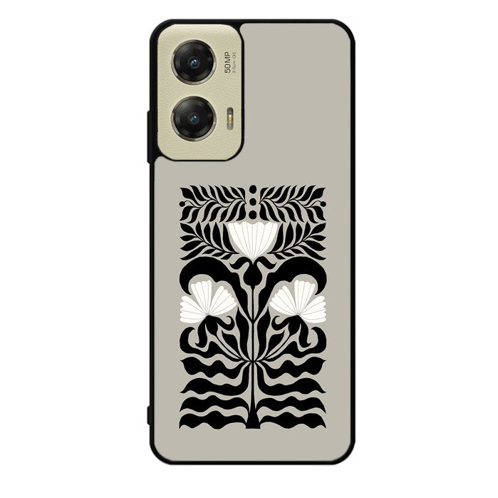Abstract Dark Floral FZ5207 Motorola Moto G Stylus 5G 2024 Case