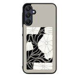 Abstract Dark Floral FZ5214 Samsung Galaxy A15 5G Case