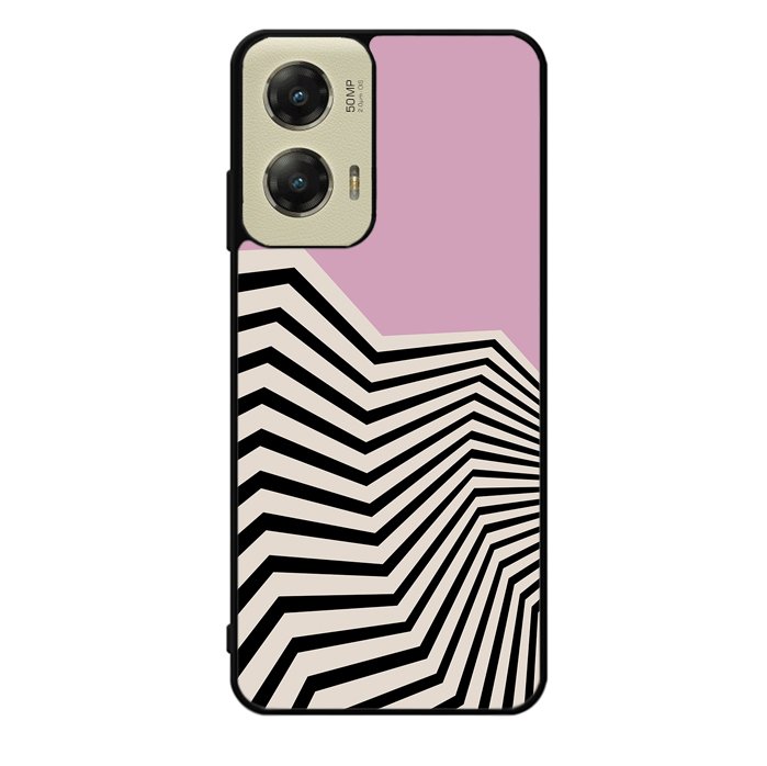 Abstract Waves Print Mid Century FZ5262 Motorola Moto G Stylus 5G 2024 Case