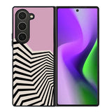 Abstract Waves Print Mid Century FZ5262 Samsung Galaxy Z Fold 6 2024 5G Case