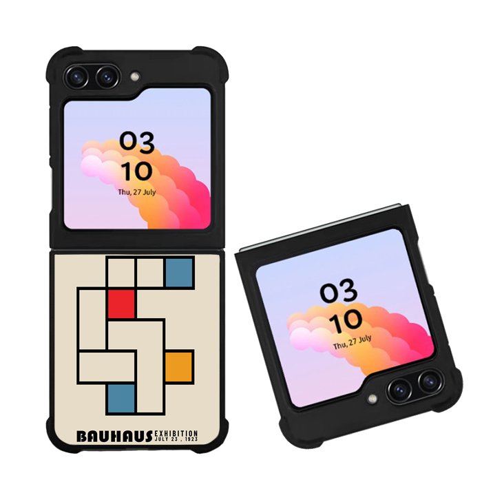 Geometric Bauhaus Poster FZ5270 Samsung Galaxy Z Flip 5 2023 5G Case