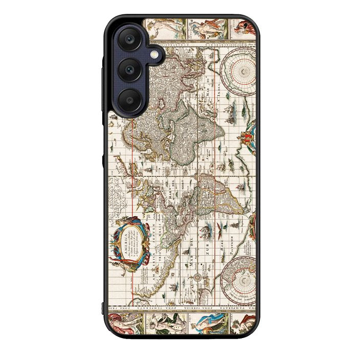 Vintage Maps FZ6234 Samsung Galaxy A15 5G Case