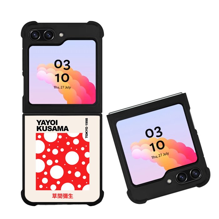 Polkadot Red White Art Yayoi Kusama FZ6259 Samsung Galaxy Z Flip 5 2023 5G Case
