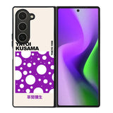 Polkadot Purple White Art Yayoi Kusama FZ6261 Samsung Galaxy Z Fold 6 2024 5G Case