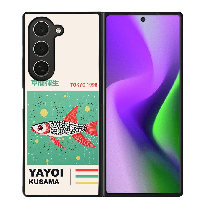 Fish Art Yayoi Kusama FZ6265 Samsung Galaxy Z Fold 6 2024 5G Case