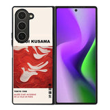 Red White Swirl Yayoi Kusama Art FZ6268 Samsung Galaxy Z Fold 6 2024 5G Case