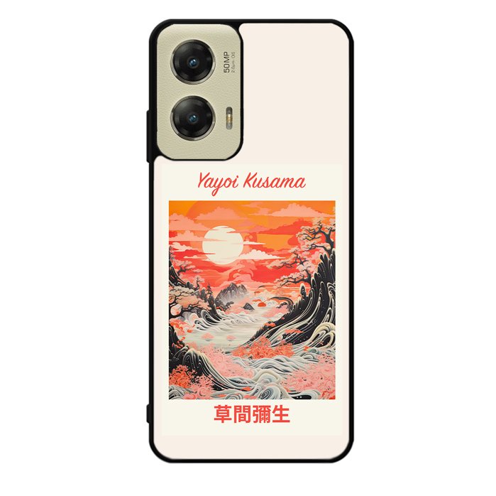 Sunset Sakura Yayoi Kusama Art FZ6273 Motorola Moto G Stylus 5G 2024 Case