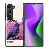 Bird Art Yayoi Kusama Art FZ6279 Samsung Galaxy Z Fold 6 2024 5G Case