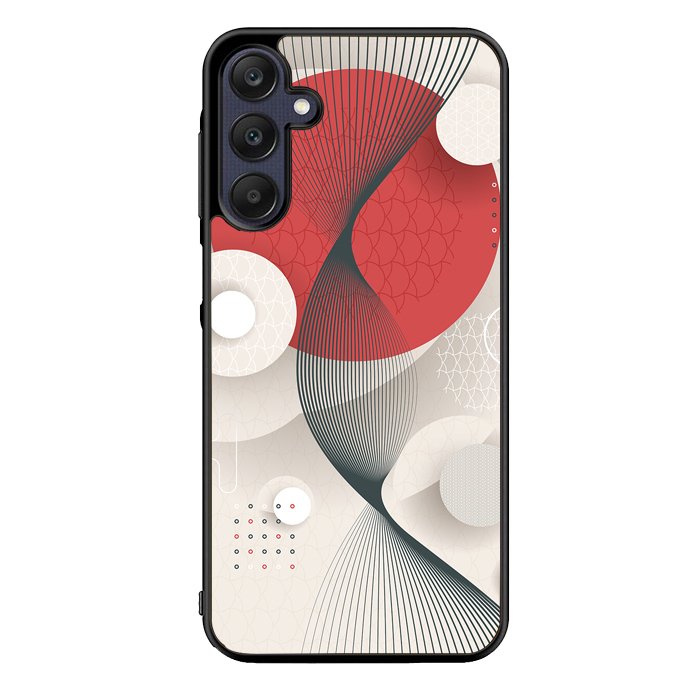 Geometry Art Red FZ6325 Samsung Galaxy A25 5G Case