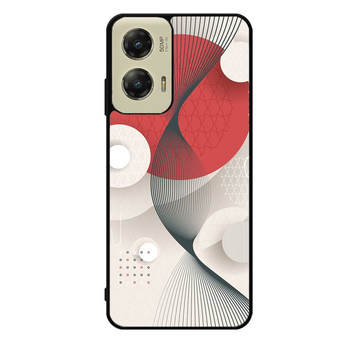Geometry Art Red FZ6325 Motorola Moto G Stylus 5G 2024 Case