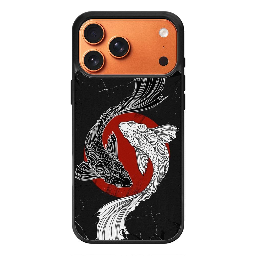 Yin And Yang Fish iPhone 17 Pro Case QC10961