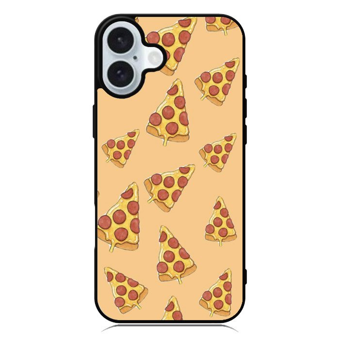 Pizza Pattern iPhone 16 Plus Case QC10546
