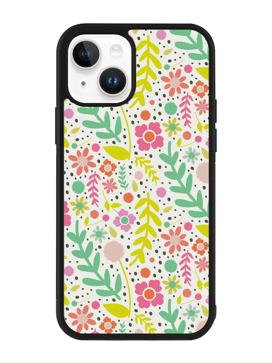 Floral pattern iPhone 14 Case QC10568