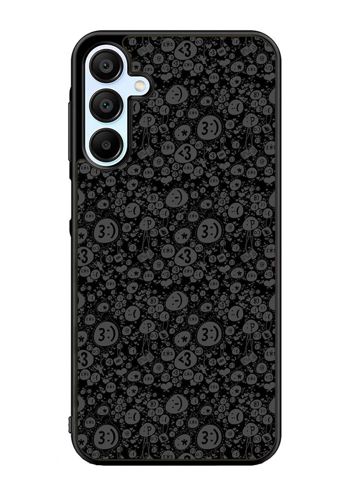 Smile Grey Samsung Galaxy A15 5G Case OV10424