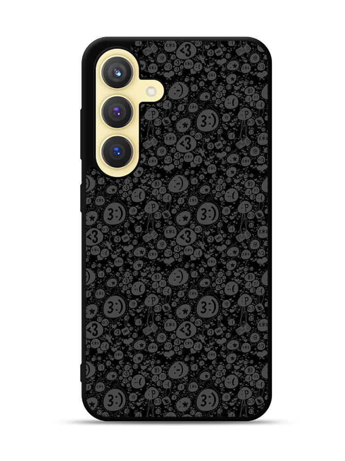 Smile Grey Samsung Galaxy S23 Plus 5G , Samsung Galaxy S23+ 5G Case QC10424