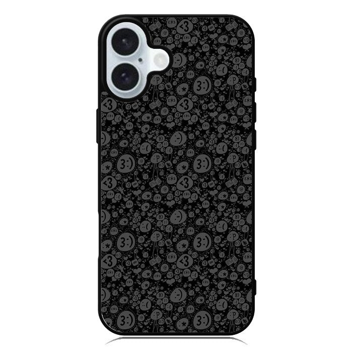 Smile Grey iPhone 16 Case QC10424