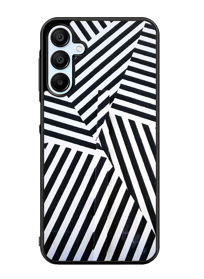 Black And White Samsung Galaxy A15 5G Case OV10650