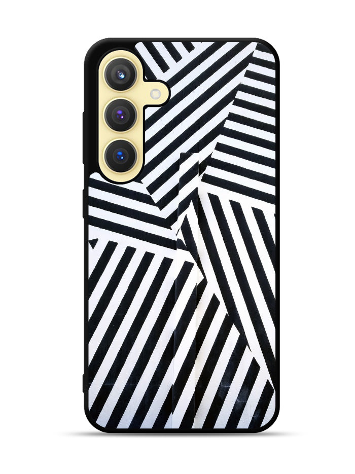 Black And White Samsung Galaxy S25 Plus 5G , Samsung Galaxy S25+ 5G Case OV10650