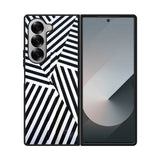 Black And White Samsung Galaxy Z Fold 7 5G Case QC10650