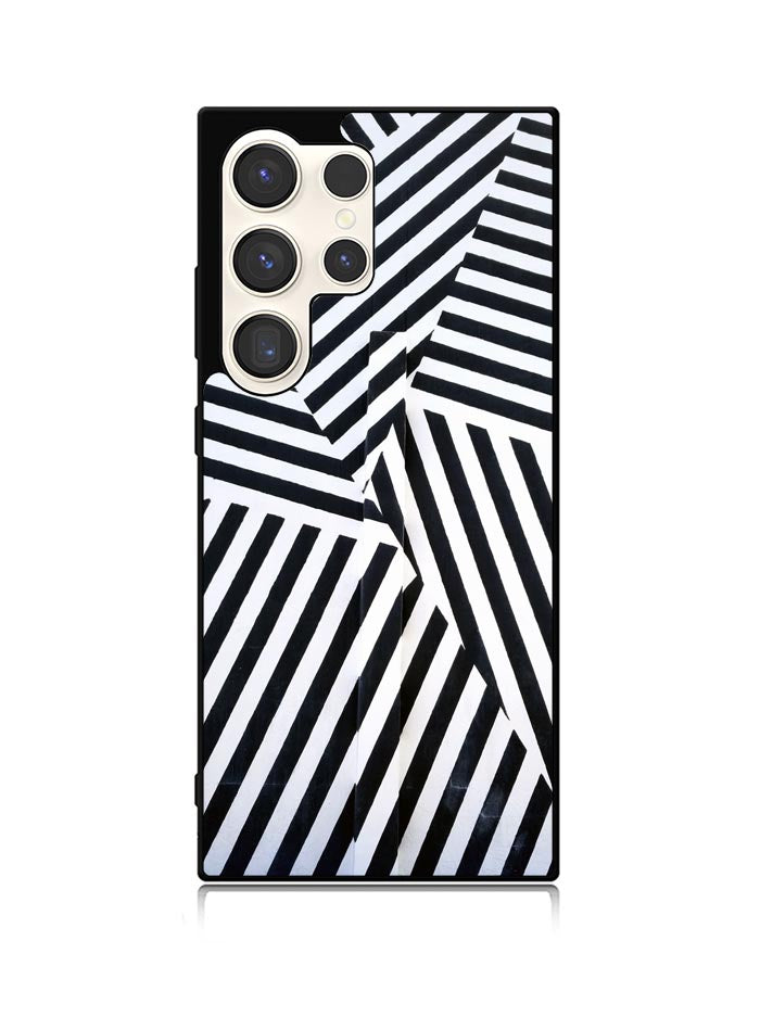 Black And White Samsung Galaxy S24 Ultra 5G Case OV10650