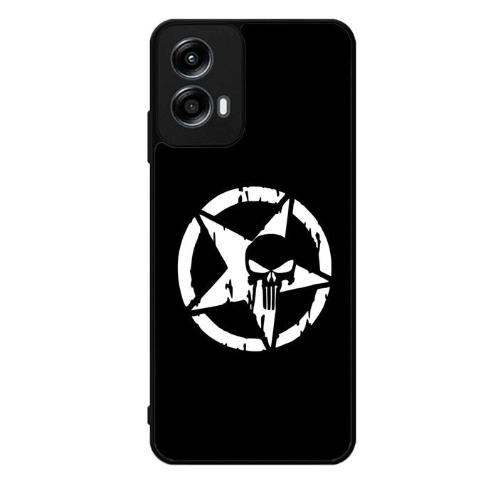 Punisher Black Motorola Moto G Play 2024 Case OV10400