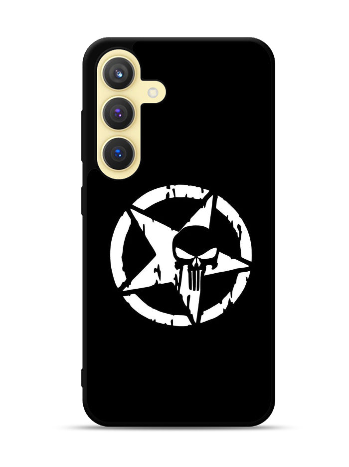 Punisher Black Samsung Galaxy S24 FE 5G Case OV10400