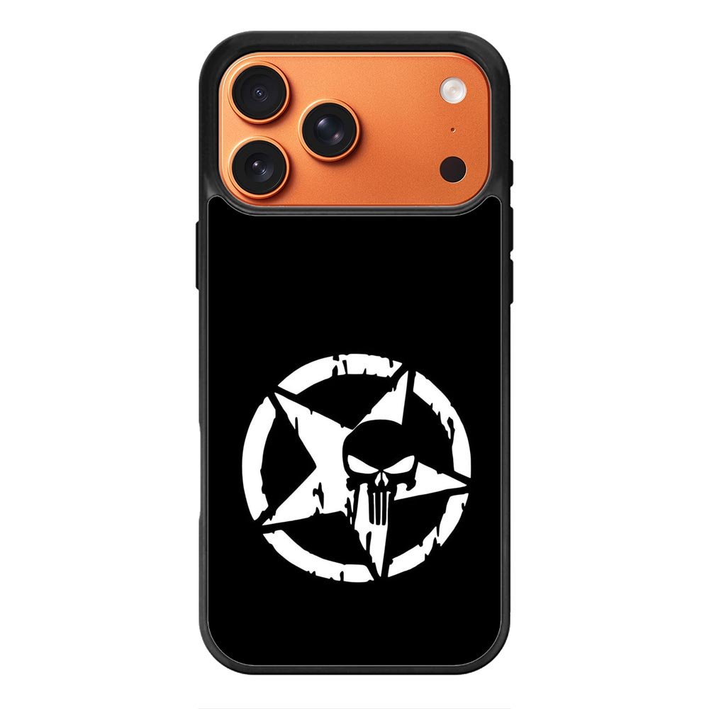 Punisher Black iPhone 17 Pro Case QC10400