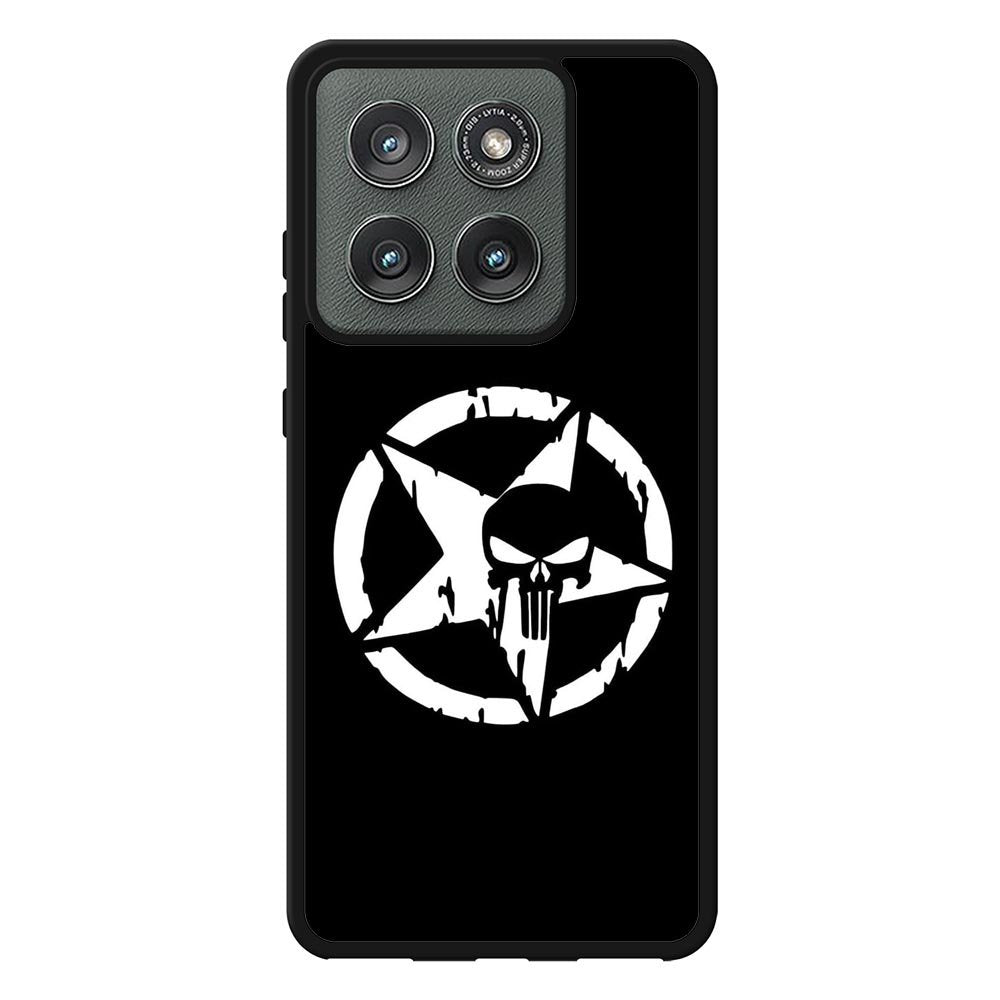 Punisher Black Motorola Moto Edge 2025 Case QC10400
