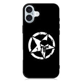 Punisher Black iPhone 16 Plus Case QC10400