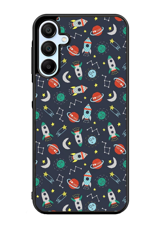 Rocket Pattern Samsung Galaxy A35 5G Case OV10407
