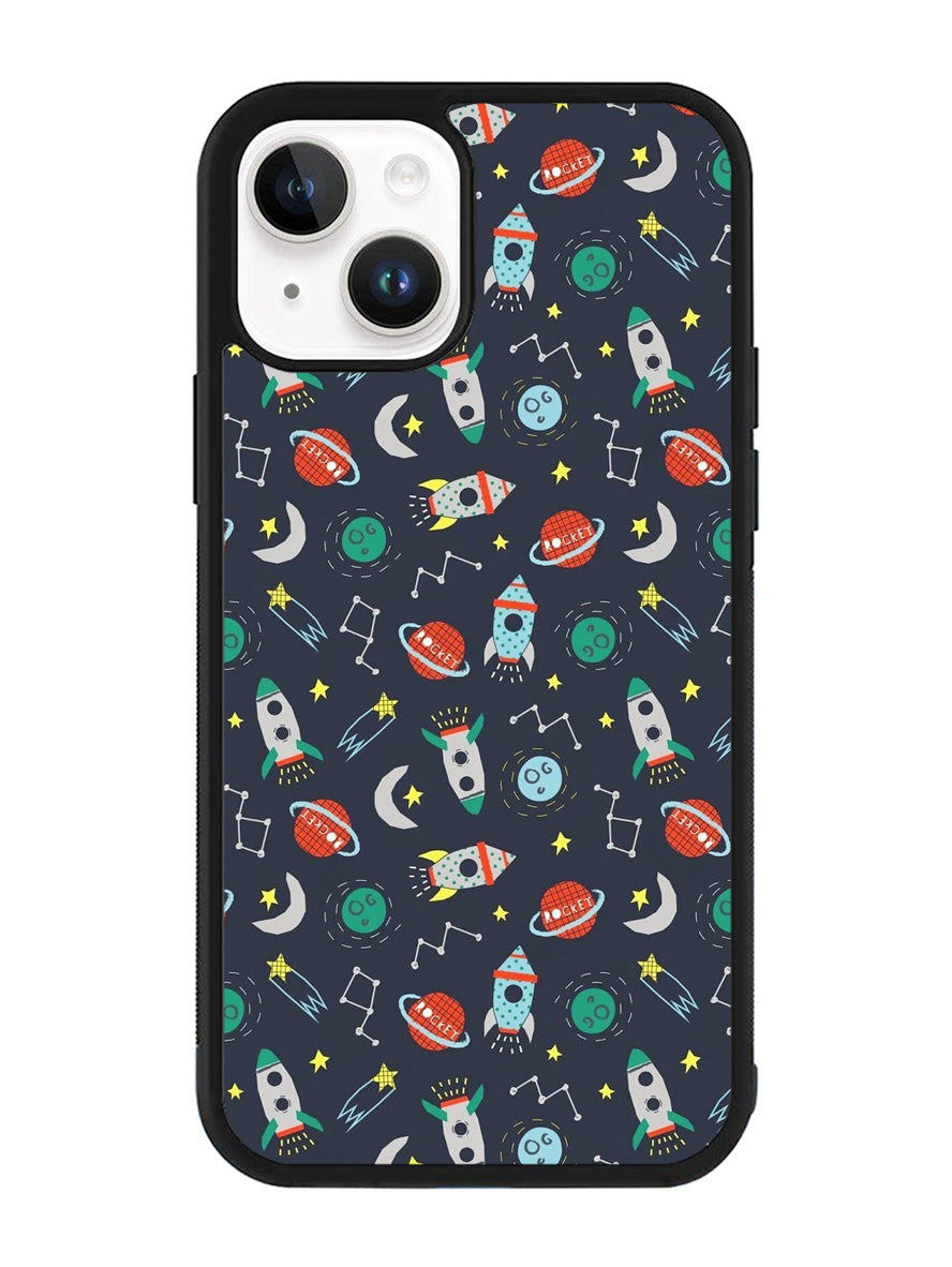 Rocket Pattern iPhone 15 Plus Case OV10407