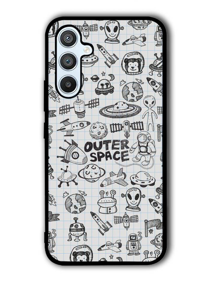 Outer Space Samsung Galaxy A54 5G Case OV10535