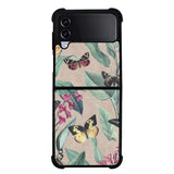 Butterfly Art FLF0463 Samsung Galaxy Z Flip 5 , Z Flip 4 , Z Flip 3 ,  Z Fold 5 , Z Fold 4 , Z Fold 3 5G Case