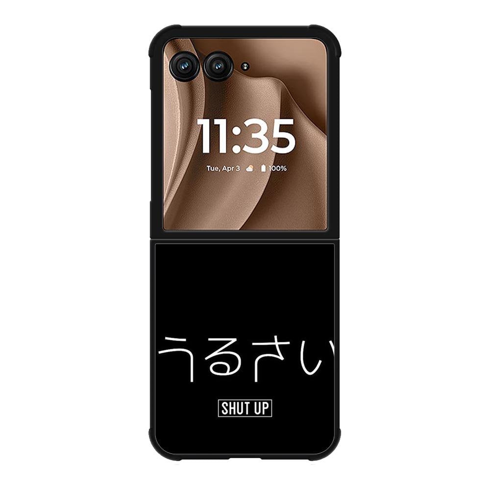 Shut Up Simple Quotes Motorola Moto RAZR Plus 2025 Case OV11225