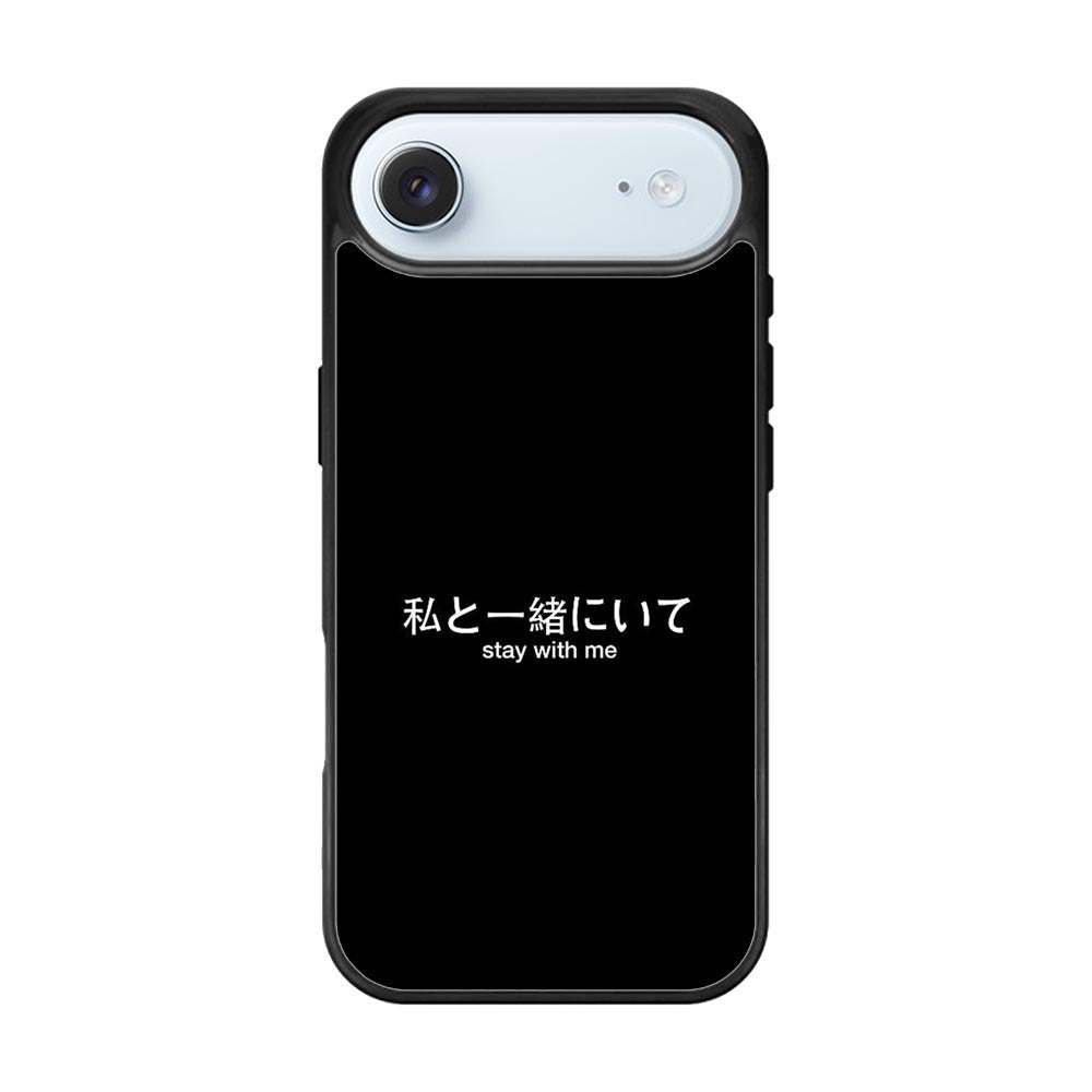 Stay With Me Simple Quotes iPhone Air Case OV11226