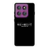 Stay With Me Simple Quotes Motorola Moto Edge 60 Pro Case OV11226