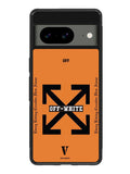 Off White Orange Google Pixel 8 Case QC11223