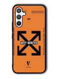 Off White Orange Samsung Galaxy A54 5G Case OV11223