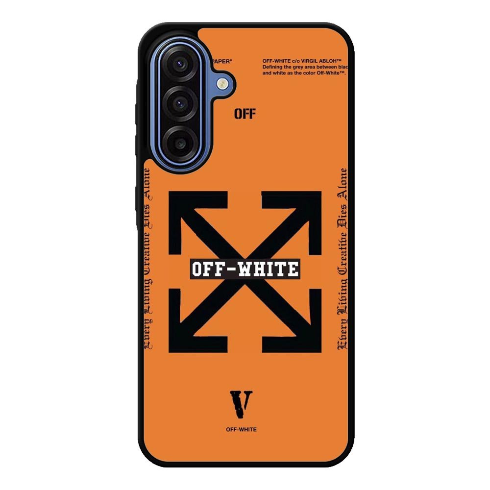 Off White Orange Samsung Galaxy A17 Case OV11223