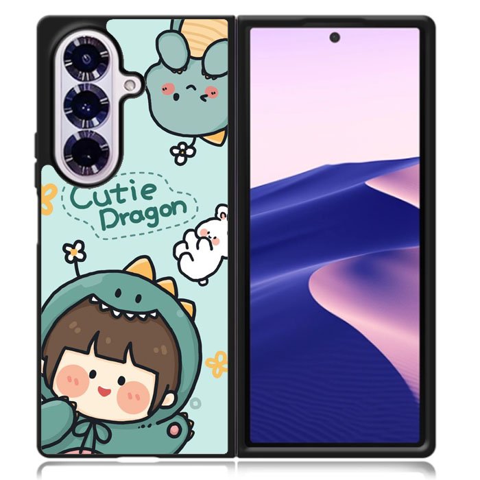 Cutie Dragon Samsung Galaxy Z Fold 7 Case OV11219